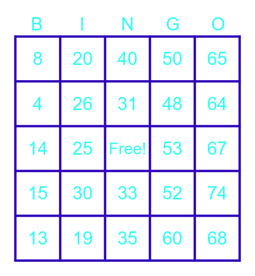 DEANNA'S BIRTHDAY Bingo Card