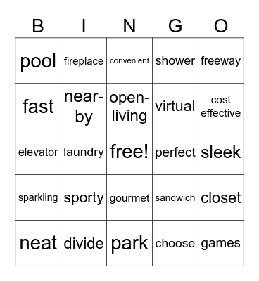 Building Value Bingo Card