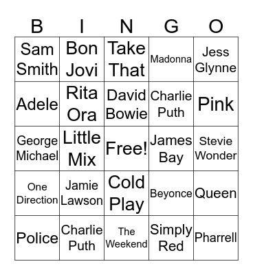 Bright Bingo  Bingo Card