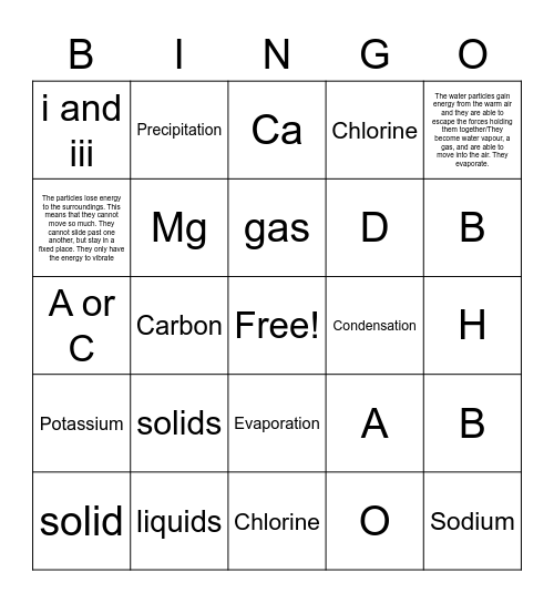 CLSS7_End of unit 2 review Bingo Card