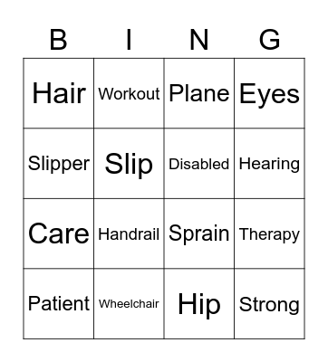 Dee final 2 Bingo Card