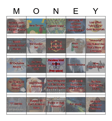 BP 2022 Bingo Card