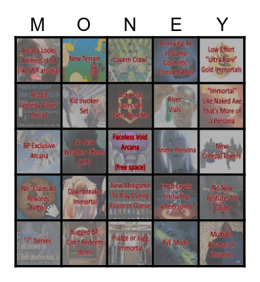 Battlepass 2022 Bingo Card