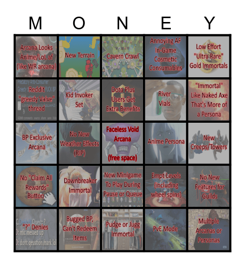 Battlepass 2022 Bingo Card
