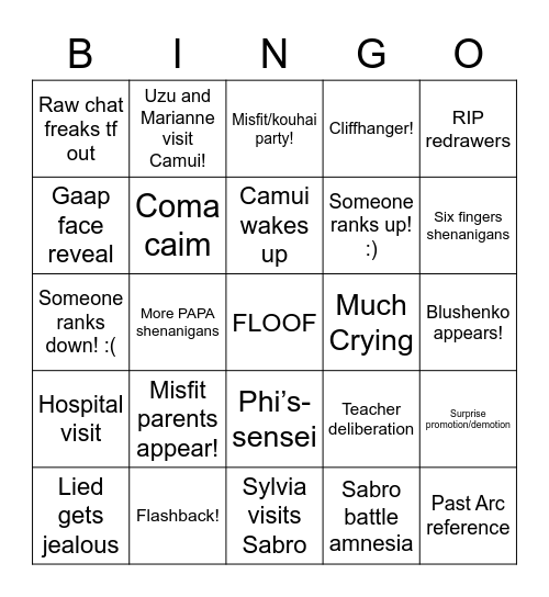 HA celebration Bingo! Bingo Card