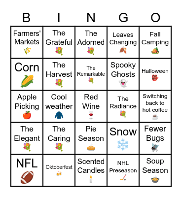 Online Team Building Bingo Card