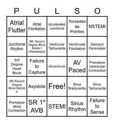 PULSO Bingo Card