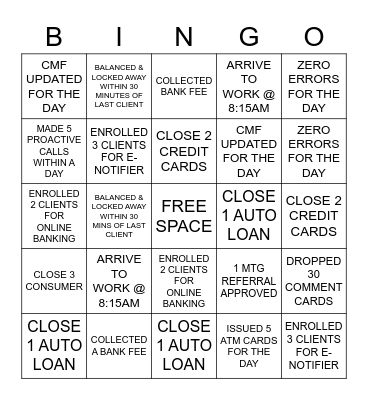 HARROLD ROAD TITANS Bingo Card