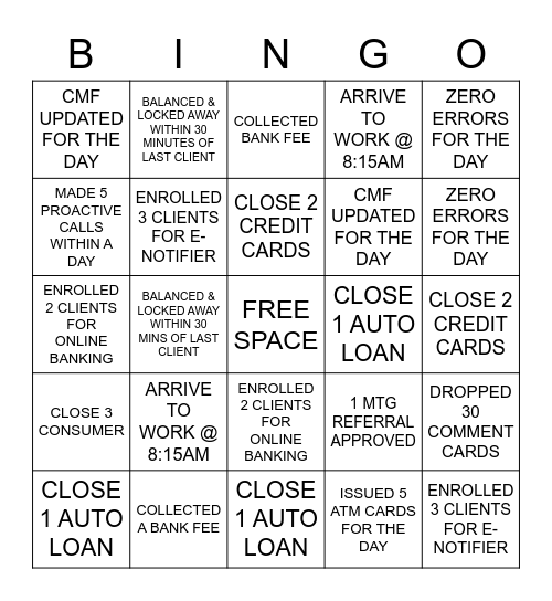 HARROLD ROAD TITANS Bingo Card