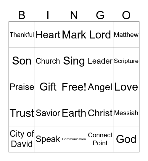 Best Gift Ever Bingo Card