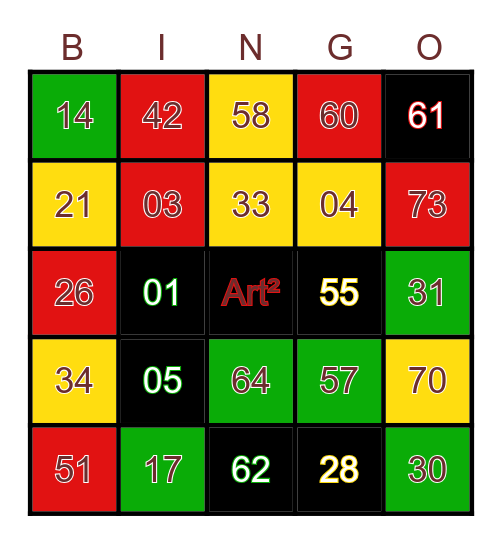 Cil Chaii Bingo Card