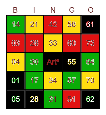 Cil Chaii Bingo Card