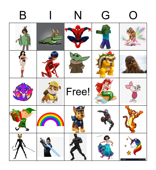 Dragon Con Bingo Card