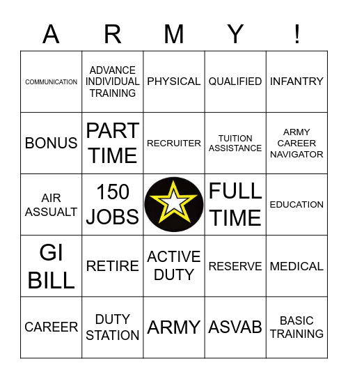 WHATS YOUR WARRIOR Bingo Card