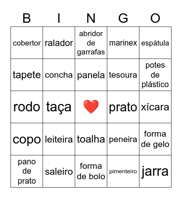 Chá da Lê Bingo Card