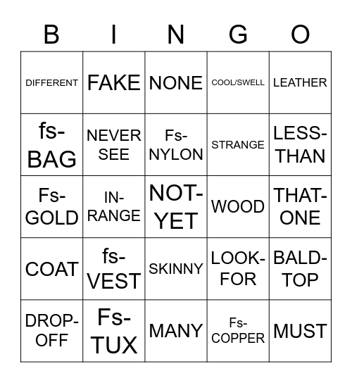 Unit 7.1-7.8 Bingo Card