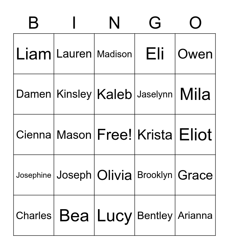 making bingo cards for classroom