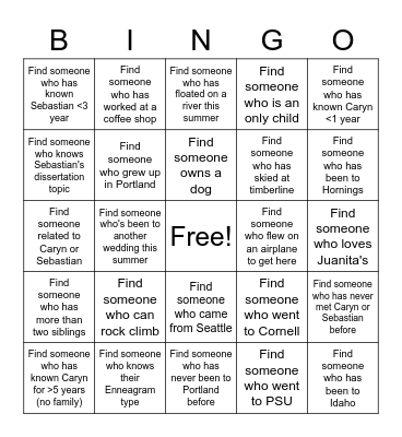 BusBerlby Bingo Card