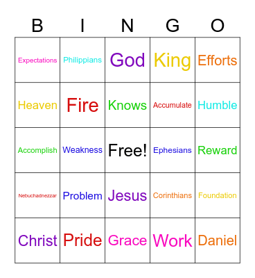 September 04, 2022 Bingo Card