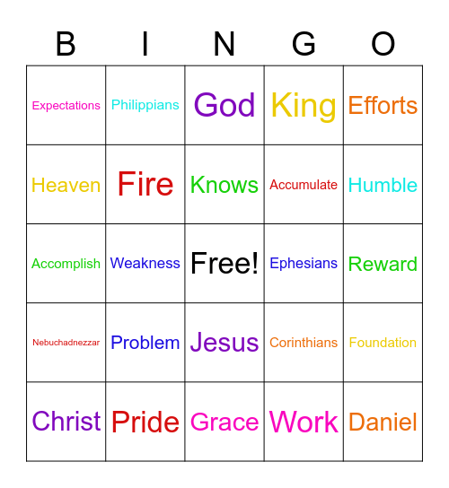 September 04, 2022 Bingo Card