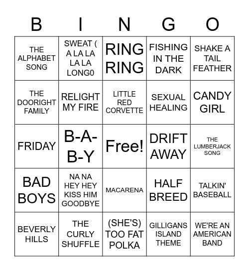 ELKS COVER ALL Bingo Card