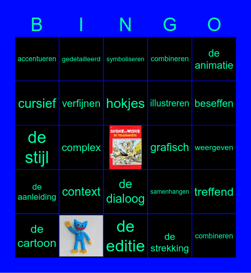 STRIPS Bingo Card