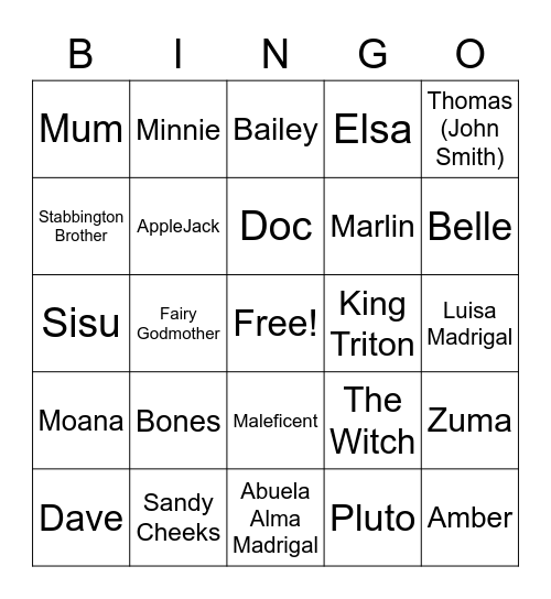 1. Katie vs Rebecca Bingo Card