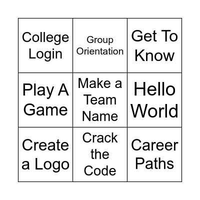 Computing Bingo Card