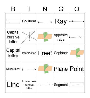 Building Blocks Bingo Card