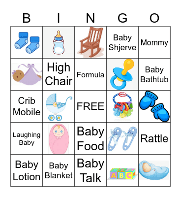 BABY BINGO Card