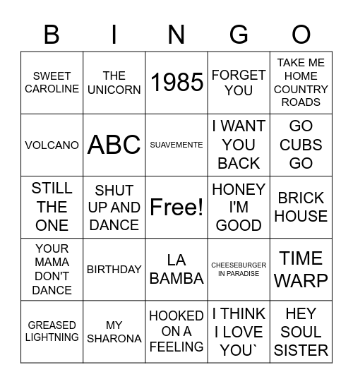 MISC. COVER ALL Bingo Card