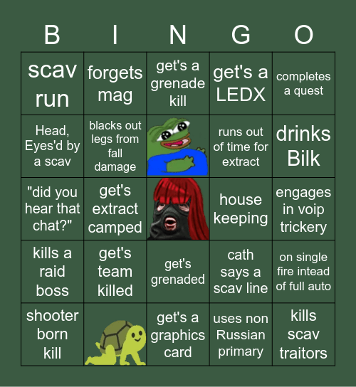 CathFawr tark0v bingo Card