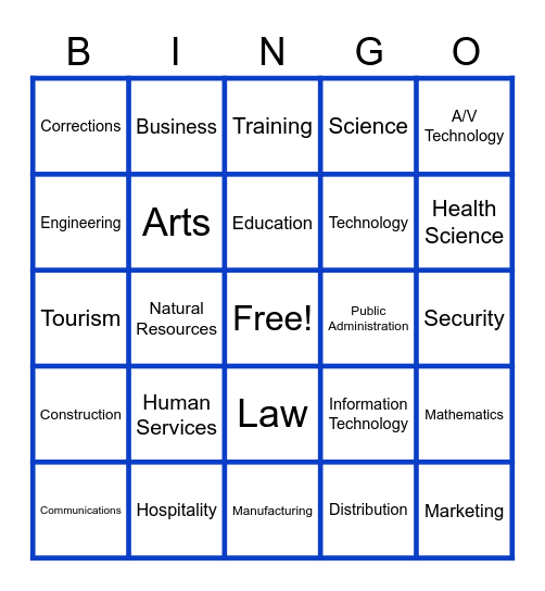 TAKE CHARGE Bingo Card