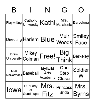 K A N D O Bingo Card