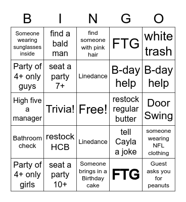 Legendary Hosts! Bingo Card