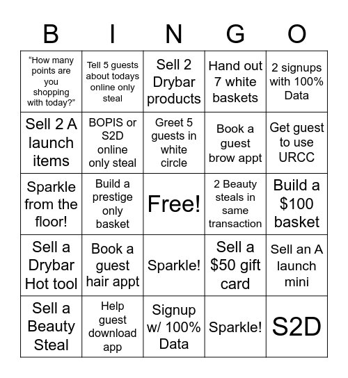 21 DOB Bingo Card
