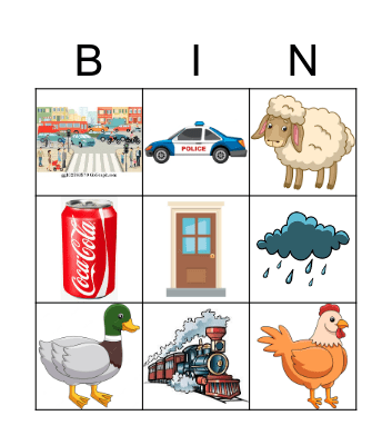 What's that sound? Bingo Card