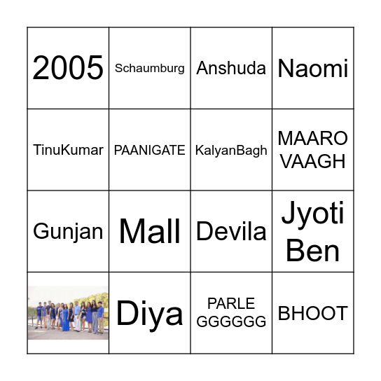 Devila 70 JORDAR Bingo Card