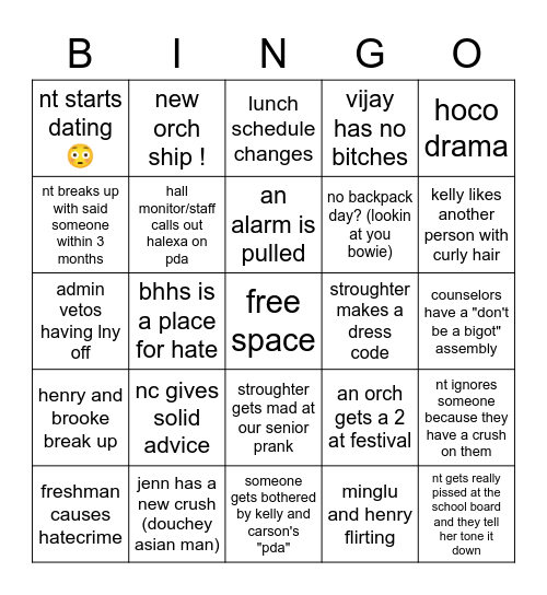 2022-23 bingo bango Bingo Card