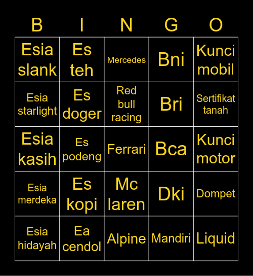 Jinhyeong7ss Bingo Card