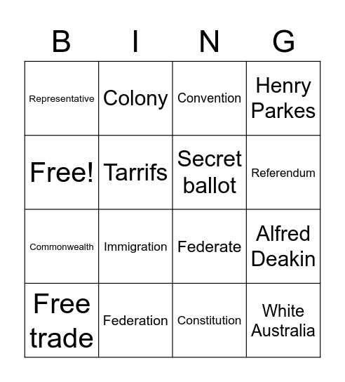 C2 Bingo Card