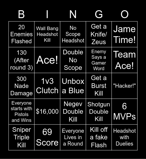 Pepega Point Season 3 SPECIAL NAK EDITION Bingo Card