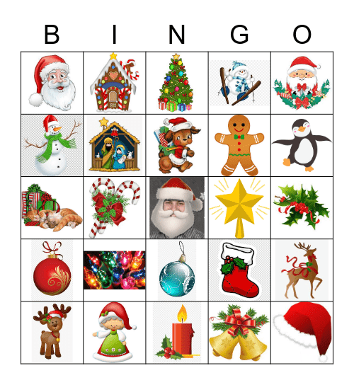 Christmas Bingo Card