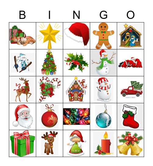 Christmas Bingo Card