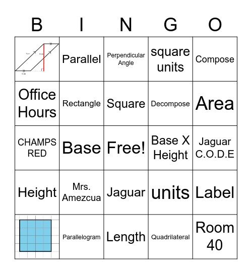 Unit 1 Vocab! Bingo Card