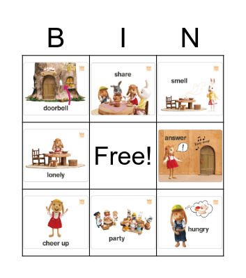 Ding-Dong Doorbell Bingo Card