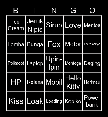Davika Hoorne Bingo Card