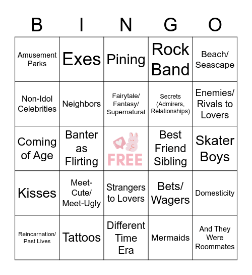 SOOBFEST Bingo Card