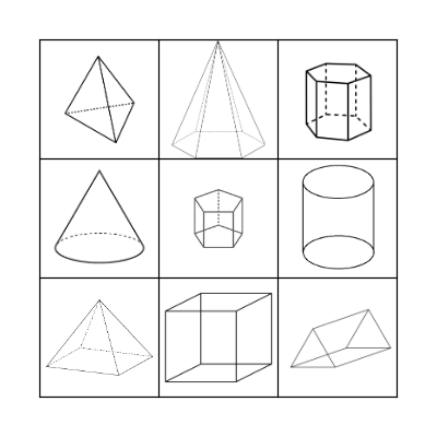 What am I? Bingo Card