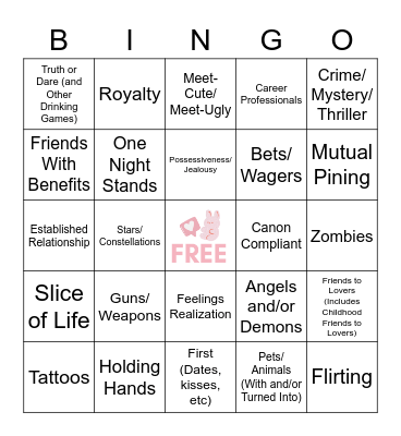 SOOBFEST Bingo Card